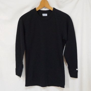FN-THLD-001-BK-無地ショルダーパッドサーマル001-FNTHLD001-FLATHEAD-フラットヘッドサーマルTシャツ-ショルダーパッドサーマルの画像