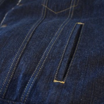 FN-OJ-B002 DENIM BOA JACKET FNOJB002 FLATHEAD フラットヘッド ボアジャケット アウターの画像
