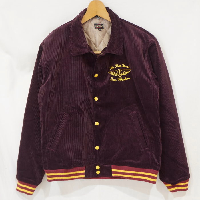FN-OJ-V003 WIN コーデュロイバーシティ FNOJV003 CORDUROY VARSITY FLATHEAD フラットヘッドジャケット アウターの画像