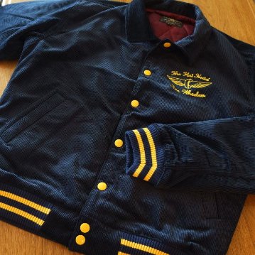 FN-OJ-V003 NV コーデュロイバーシティ FNOJV003 CORDUROY VARSITY FLATHEAD フラットヘッドジャケット アウターの画像