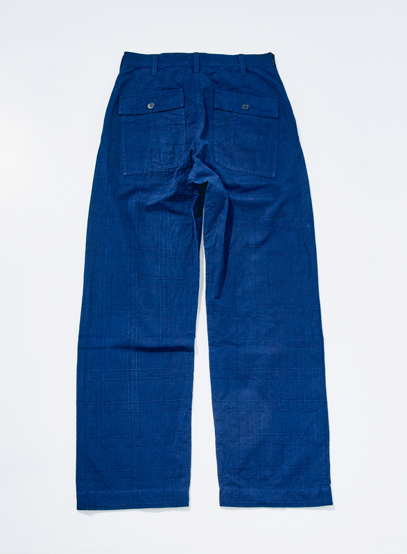 先行予約受付中！SJAP26-ARS 藍刺し子ラティストラウザーズ SJAP26ARS SAMURAIJEANS サムライジーンズデニムジーンズの画像