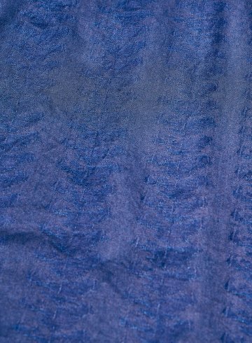 SSS26-01 千眼（センゲン）インディゴジャカードワークシャツ SSS2601 SAMURAIJEANS サムライジーンズワークシャツ 長袖シャツの画像