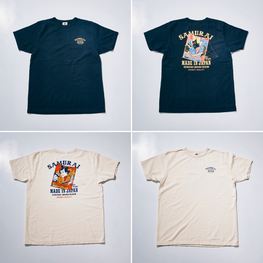 先行予約受付中！SJST26-105 サムライジーンズリペンコットン吊編Tシャツ26-105 SJST26105 SAMURAIJEANS サムライジーンズ Tシャツの画像