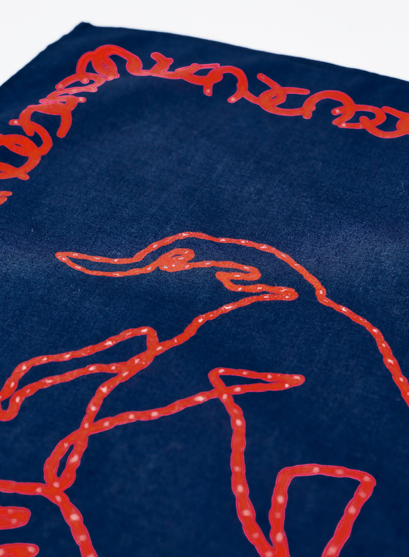 SJ-BANDANA-03 午柄バンダナ SJBANDANA03 SAMURAIJEANS サムライジーンズ バンダナ スカーフの画像