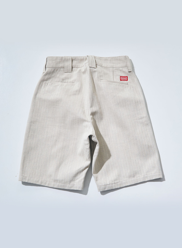 先行予約受付中！SWC250C-HB ショートパンツ SWC250CHB SAMURAIJEANS サムライジーンズデニムジーンズ SAMURAIWORKCLOTHES ヘリンボーンの画像