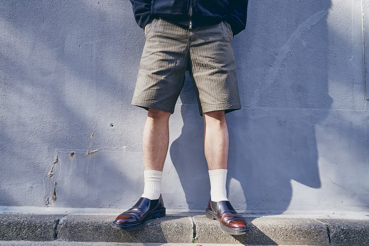 SWC250C-HB ショートパンツ SWC250CHB SAMURAIJEANS サムライジーンズデニムジーンズ SAMURAIWORKCLOTHES ヘリンボーンの画像