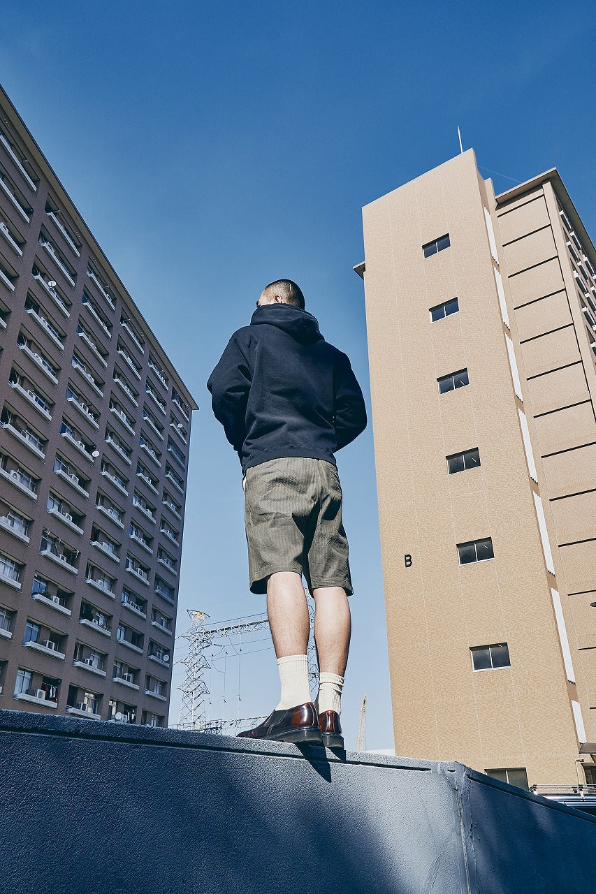 SWC250C-HB ショートパンツ SWC250CHB SAMURAIJEANS サムライジーンズデニムジーンズ SAMURAIWORKCLOTHES ヘリンボーンの画像