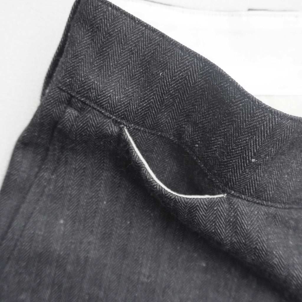 先行予約受付中！SWC250C-HB ショートパンツ SWC250CHB SAMURAIJEANS サムライジーンズデニムジーンズ SAMURAIWORKCLOTHES ヘリンボーンの画像