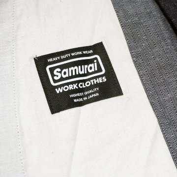 先行予約受付中！SWC250C-HB ショートパンツ SWC250CHB SAMURAIJEANS サムライジーンズデニムジーンズ SAMURAIWORKCLOTHES ヘリンボーンの画像
