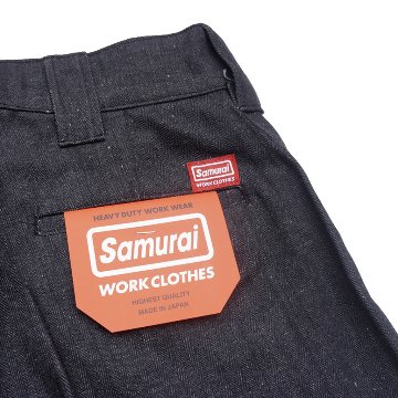 先行予約受付中！SWC250C-HB ショートパンツ SWC250CHB SAMURAIJEANS サムライジーンズデニムジーンズ SAMURAIWORKCLOTHES ヘリンボーンの画像