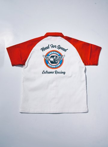 SMGS26 半袖オープンシャツ SAMURAIJEANS サムライジーンズワークシャツ サムライジーンズシャツ サムライ倶楽部 ワークシャツの画像