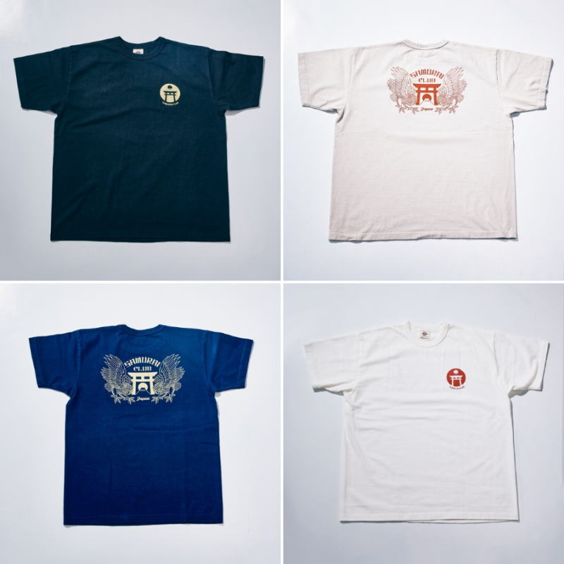 SCT26-101 サムライ倶楽部半袖Tシャツ26-101 SCT26101 SAMURAIJEANS サムライジーンズ サムライ倶楽部 サムライジーンズTシャツ サムライ倶楽部Tシャツの画像