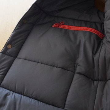 FN-OJ-DPV001 12.5oz DENIM PUFFER VEST FNOJDPV001 FLATHEAD フラットヘッド デニムベスト アウターの画像