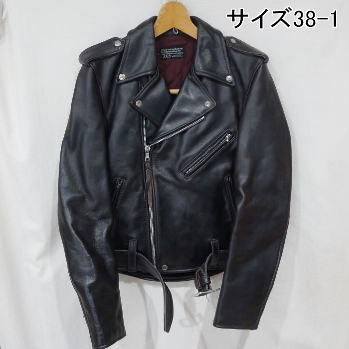 WRC-001(ワケアリ品)-BK-WRC-001のワケアリ品-WRC001(ワケアリ品)BUFFSNINE(バフズナイン)レザーウエア・バフズナイン革ジャンの画像