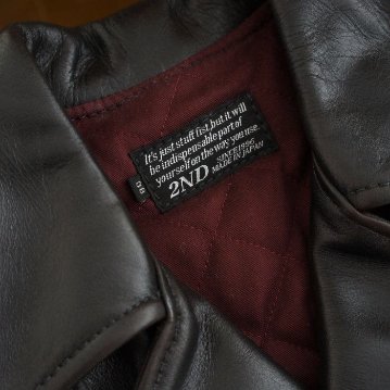 WRC-001(ワケアリ品)-BK-WRC-001のワケアリ品-WRC001(ワケアリ品)BUFFSNINE(バフズナイン)レザーウエア・バフズナイン革ジャンの画像