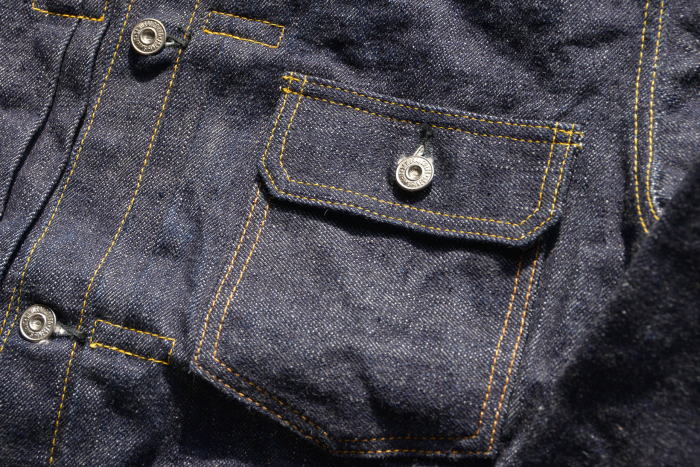 S5512PX19OZ-19OZポケット付きGジャン-SAMURAIJEANS-サムライジーンズデニムジャケット-Gジャンの画像