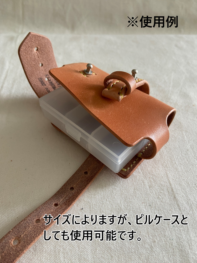 旧商品スペシャルプライス！LG-MC-01B-M レザーケース LGMC01BM BUFFSNINE バフズナイン タバコ 名刺 ピルケース モバイルの画像