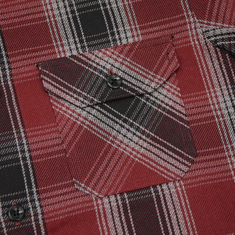 HV-59 OMBRE HEAVY NEL SHIRT HV59 DELUXEWARE デラックスウエアシャツ シャツ長袖 ネルシャツの画像