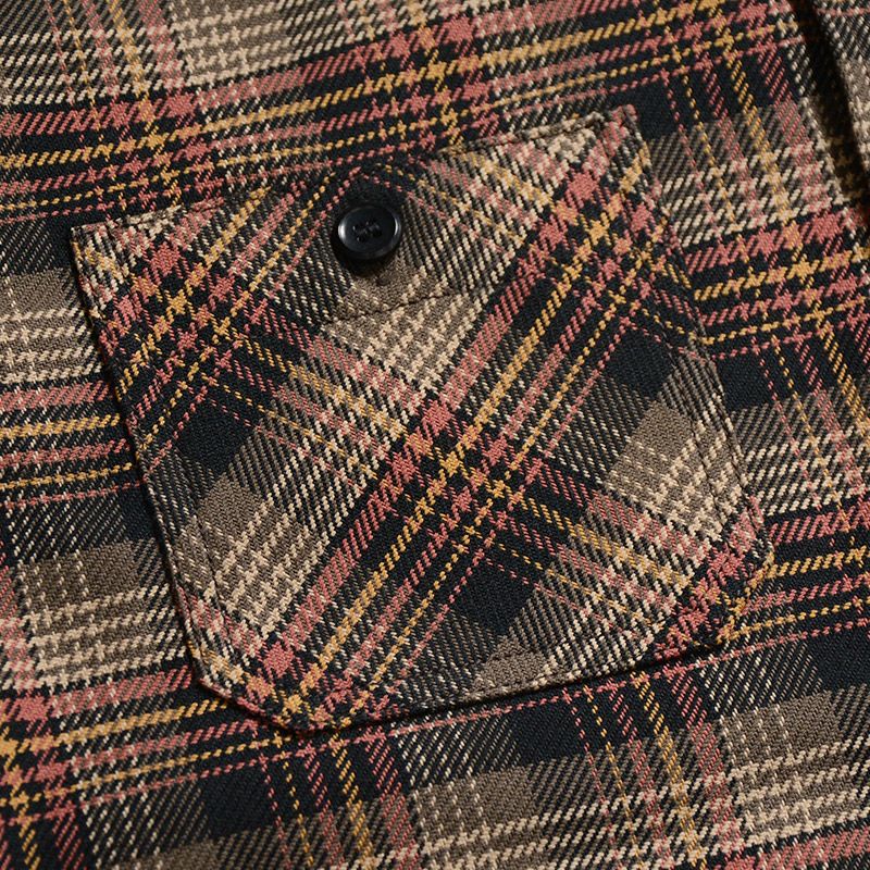HV-60 MULTCH CHECK NEL HV60 DELUXEWARE デラックスウエアシャツ シャツ長袖 ネルシャツの画像