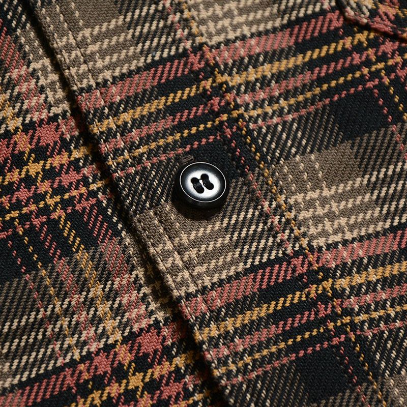 HV-60 MULTCH CHECK NEL HV60 DELUXEWARE デラックスウエアシャツ シャツ長袖 ネルシャツの画像