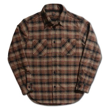 HV-60 MULTCH CHECK NEL HV60 DELUXEWARE デラックスウエアシャツ シャツ長袖 ネルシャツの画像