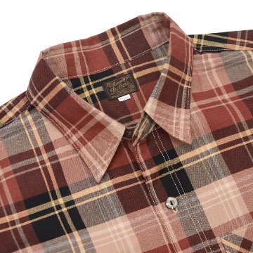 LV-33 VINTAGE RED CHECK LV33 DELUXEWARE デラックスウエアシャツ シャツ長袖の画像