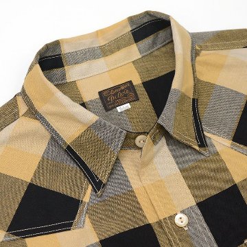 WWS-32S WESTERN CHECK SHIRT WWS32S DELUXEWARE デラックスウエア半袖シャツ シャツ半袖の画像