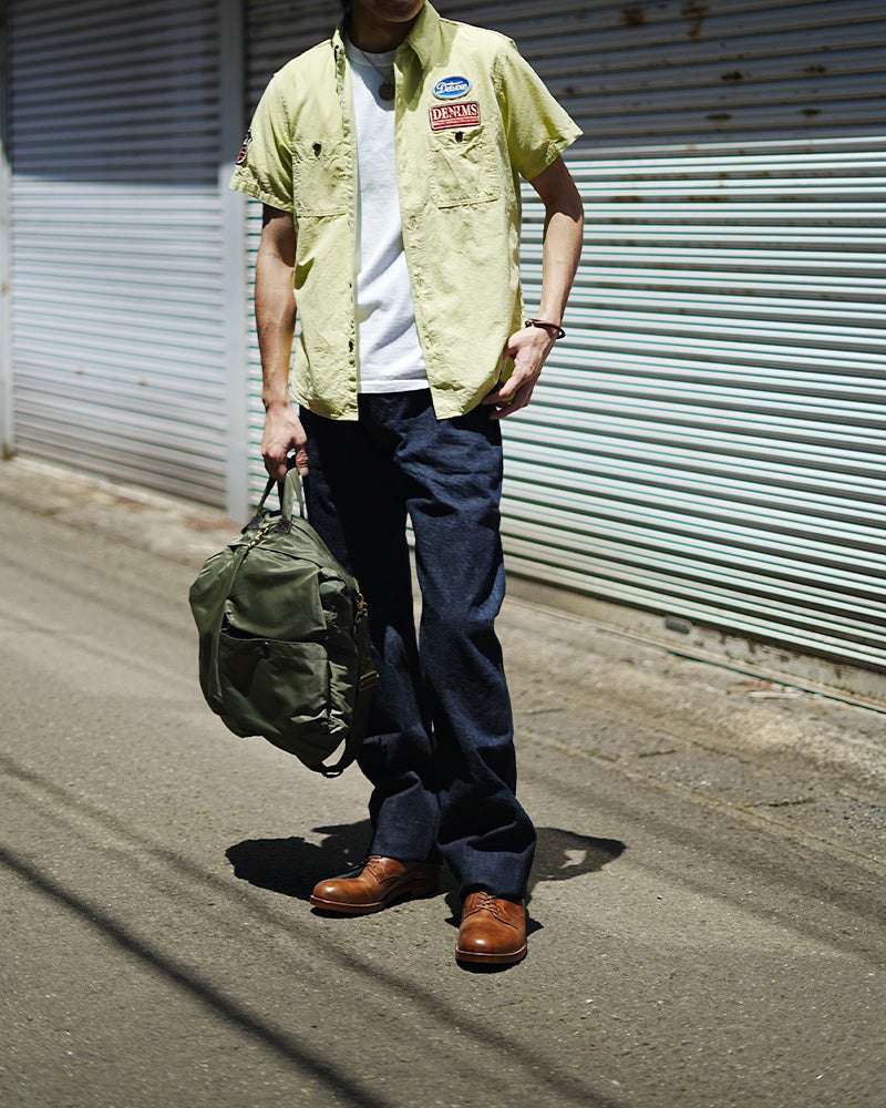 WWS-33SPT SHORT WORK SHIRT WWS33SPT DELUXEWARE デラックスウエア半袖シャツ シャツ半袖の画像