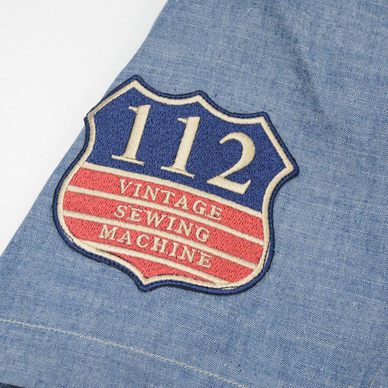 WWS-33SPT SHORT WORK SHIRT WWS33SPT DELUXEWARE デラックスウエア半袖シャツ シャツ半袖の画像