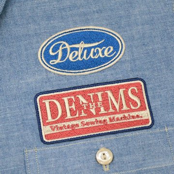 WWS-33SPT SHORT WORK SHIRT WWS33SPT DELUXEWARE デラックスウエア半袖シャツ シャツ半袖の画像