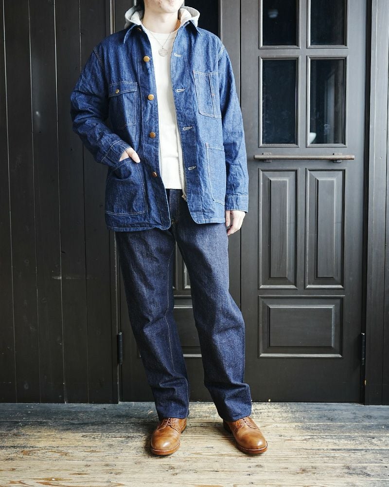 111XX 40S 10.5oz DARK DENIM COVERALL DELUXEWARE デラックスウエアジャケット アウターの画像