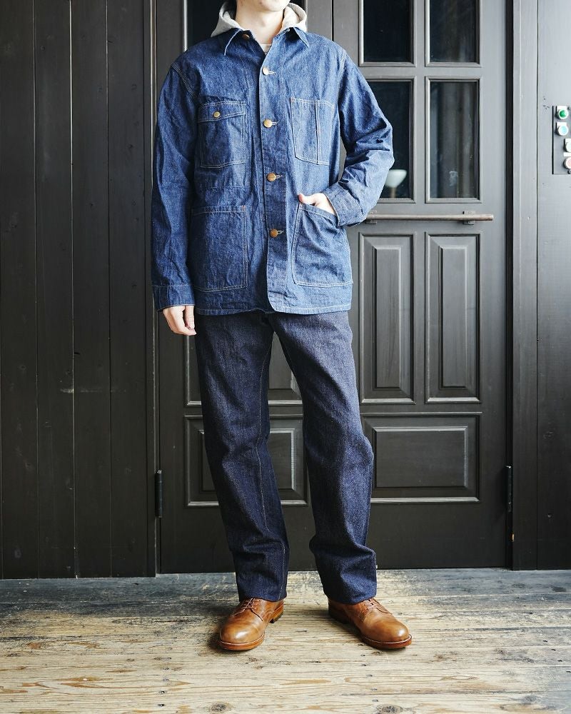 111XX 40S 10.5oz DARK DENIM COVERALL DELUXEWARE デラックスウエアジャケット アウターの画像