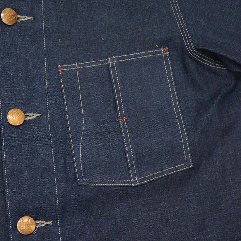 111XX 40S 10.5oz DARK DENIM COVERALL DELUXEWARE デラックスウエアジャケット アウターの画像
