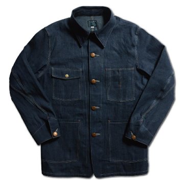 111XX 40S 10.5oz DARK DENIM COVERALL DELUXEWARE デラックスウエアジャケット アウターの画像