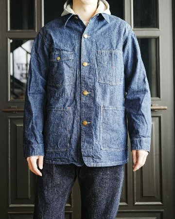 111XX 40S 10.5oz DARK DENIM COVERALL DELUXEWARE デラックスウエアジャケット アウターの画像
