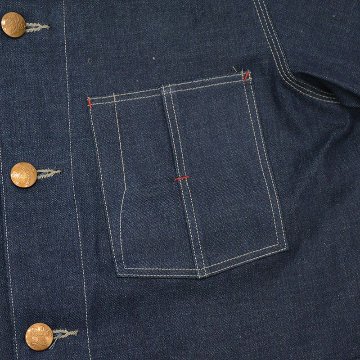 111XX 40S 10.5oz DARK DENIM COVERALL DELUXEWARE デラックスウエアジャケット アウターの画像