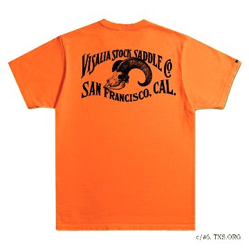 DXTS-2601 SADDLE DXTS2601 DELUXEWARE デラックスウエアＴシャツの画像