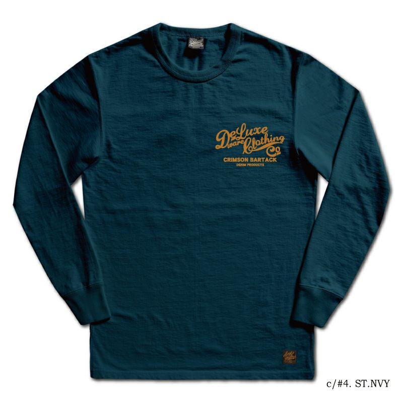 BRGX-264 CRIMSON BARTACK BRGX264 DELUXEWARE デラックスウエア長袖Tシャツ ロンTの画像
