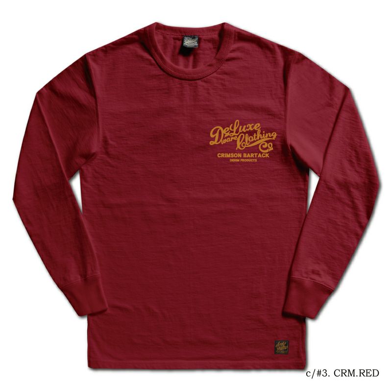BRGX-264 CRIMSON BARTACK BRGX264 DELUXEWARE デラックスウエア長袖Tシャツ ロンTの画像