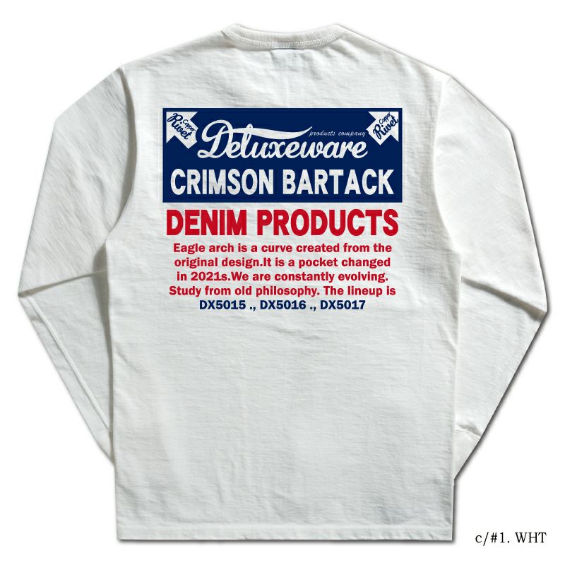 BRGX-264 CRIMSON BARTACK BRGX264 DELUXEWARE デラックスウエア長袖Tシャツ ロンTの画像