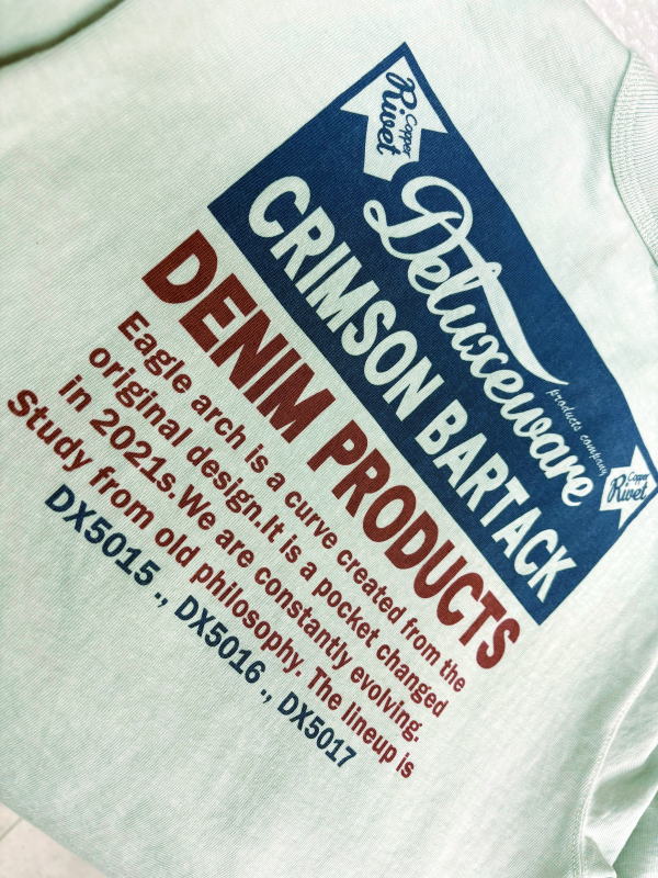BRGX-264 CRIMSON BARTACK BRGX264 DELUXEWARE デラックスウエア長袖Tシャツ ロンTの画像
