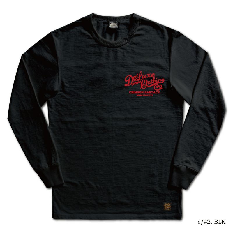 BRGX-264 CRIMSON BARTACK BRGX264 DELUXEWARE デラックスウエア長袖Tシャツ ロンTの画像