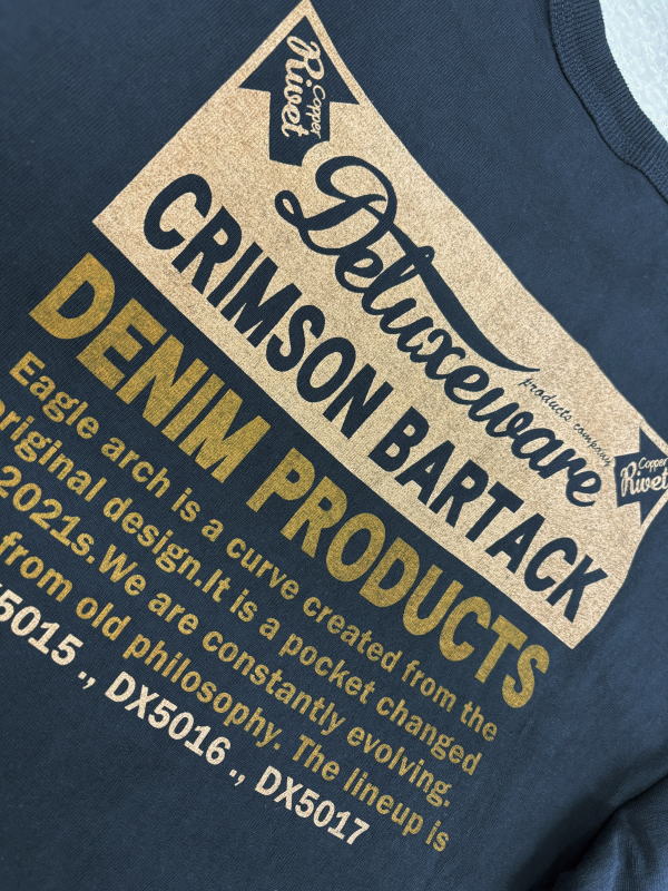 BRGX-264 CRIMSON BARTACK BRGX264 DELUXEWARE デラックスウエア長袖Tシャツ ロンTの画像