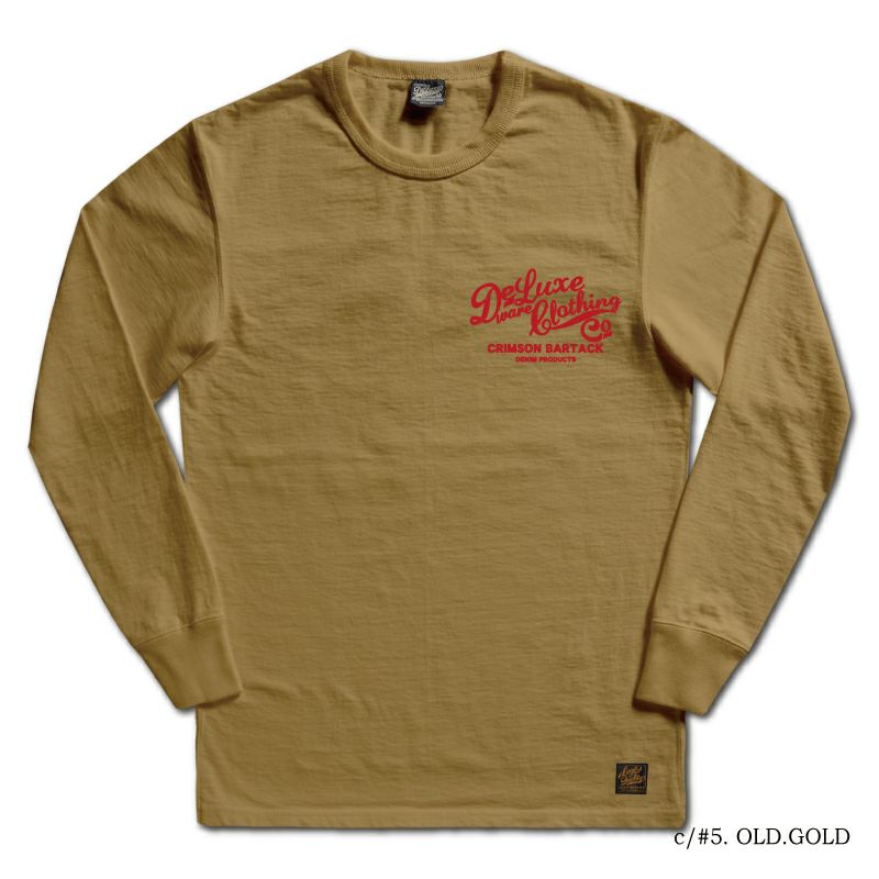 BRGX-264 CRIMSON BARTACK BRGX264 DELUXEWARE デラックスウエア長袖Tシャツ ロンTの画像