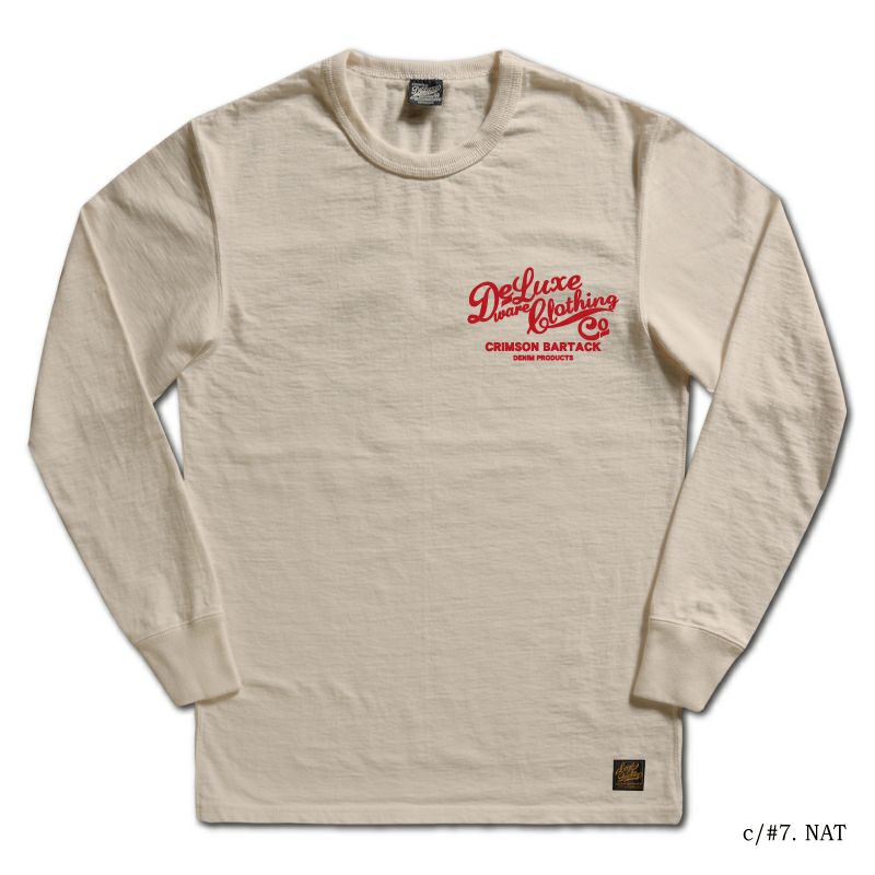 BRGX-264 CRIMSON BARTACK BRGX264 DELUXEWARE デラックスウエア長袖Tシャツ ロンTの画像