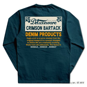 BRGX-264 CRIMSON BARTACK BRGX264 DELUXEWARE デラックスウエア長袖Tシャツ ロンTの画像
