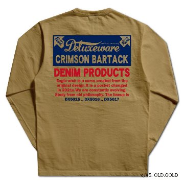 BRGX-264 CRIMSON BARTACK BRGX264 DELUXEWARE デラックスウエア長袖Tシャツ ロンTの画像