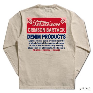 BRGX-264 CRIMSON BARTACK BRGX264 DELUXEWARE デラックスウエア長袖Tシャツ ロンTの画像