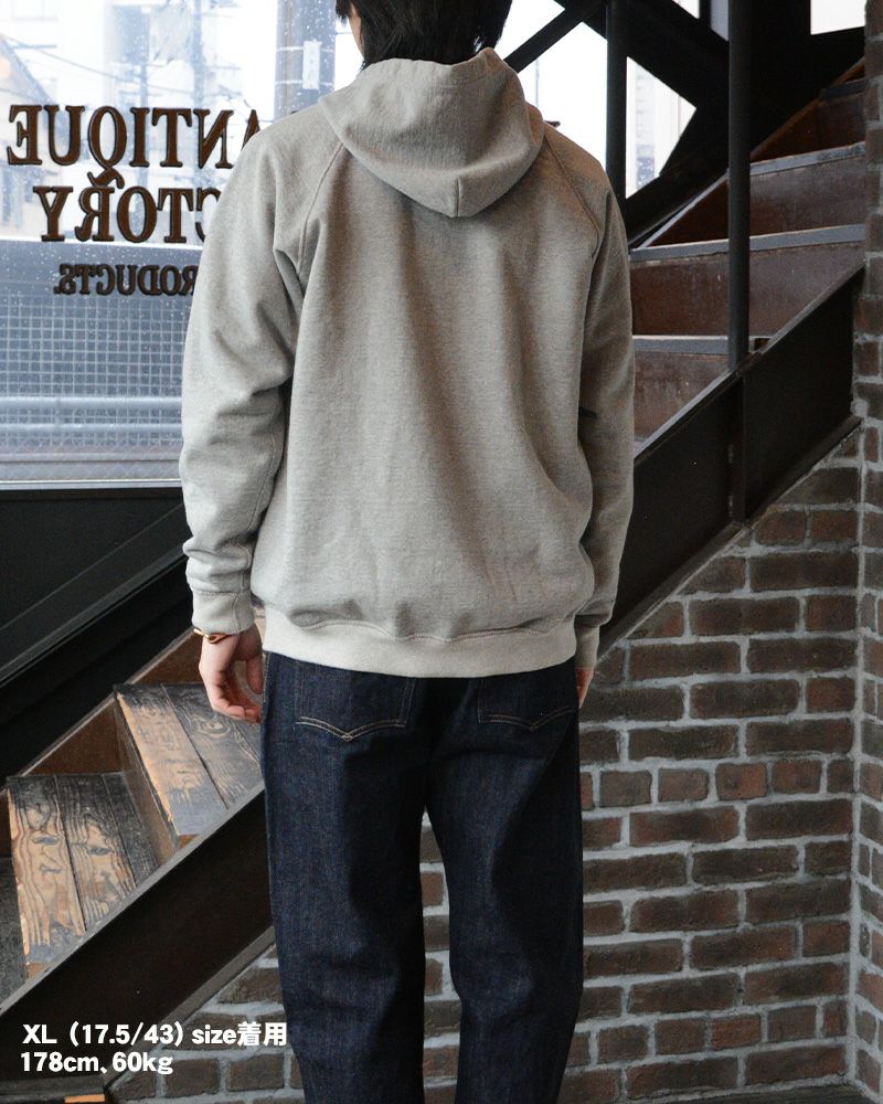 SRZ-00 FULL-ZIP LIGHT PARKER SRZ00 DELUXEWARE デラックスウエアスウェット デラックスウエアスエットの画像