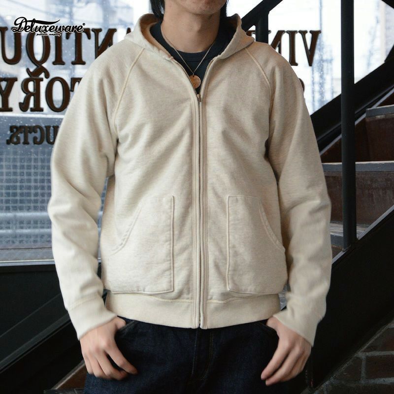 SRZ-00 FULL-ZIP LIGHT PARKER SRZ00 DELUXEWARE デラックスウエアスウェット デラックスウエアスエットの画像